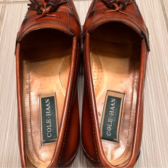 Cole Haan Pinch Tassel Loafers Brown Size 11 - Picture 5 of 11